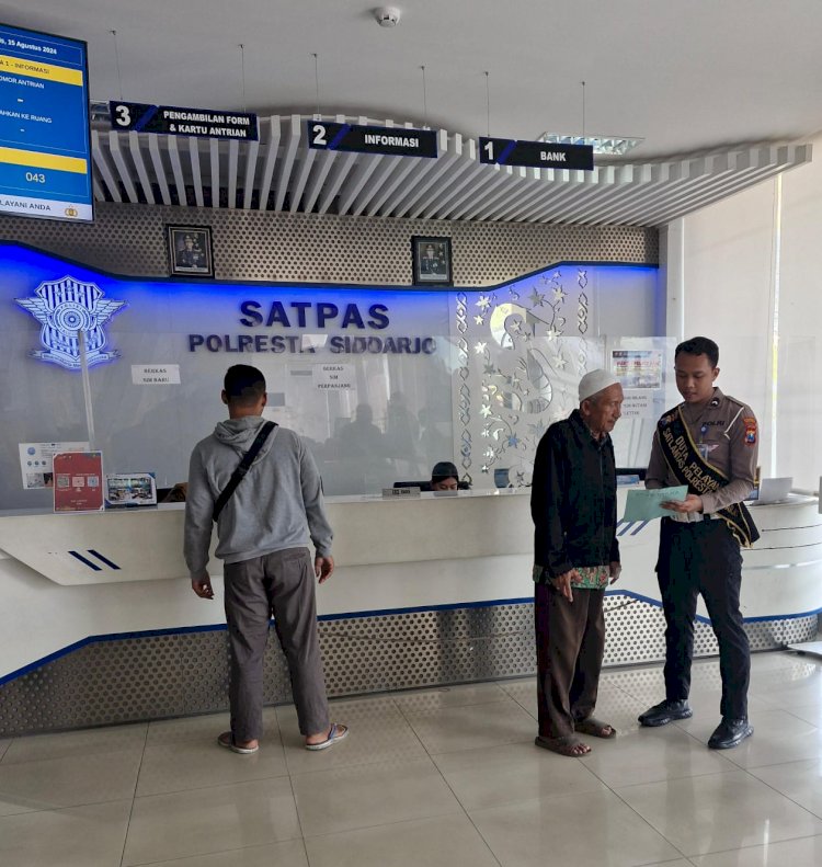 Pelayanaan Publik Satpas Polresta Sidoarjo